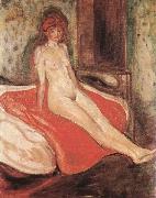 Edvard Munch Girl painting